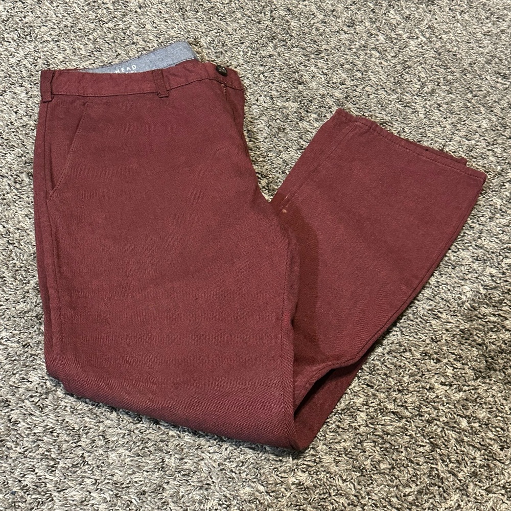 Bullhead Men's Burgundy Chinos